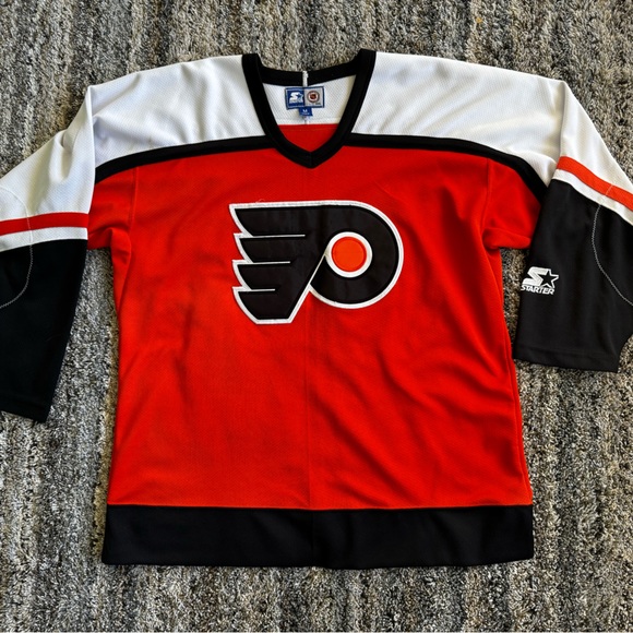STARTER Other - 90s Vintage Starter Philadelphia Flyers NHL Jersey – Classic Logo, Size M